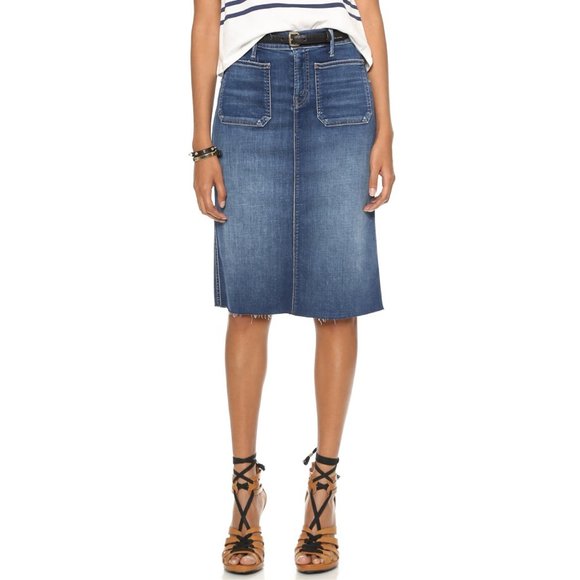 MOTHER Dresses & Skirts - Mother Denim Midi Skirt